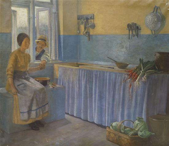 S Sanslov Kitchen interior 64 x 74cm